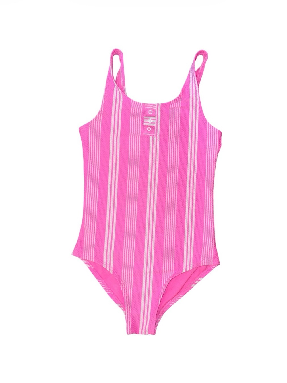George Pink Striped Girls' One-Piece Swimsuit
